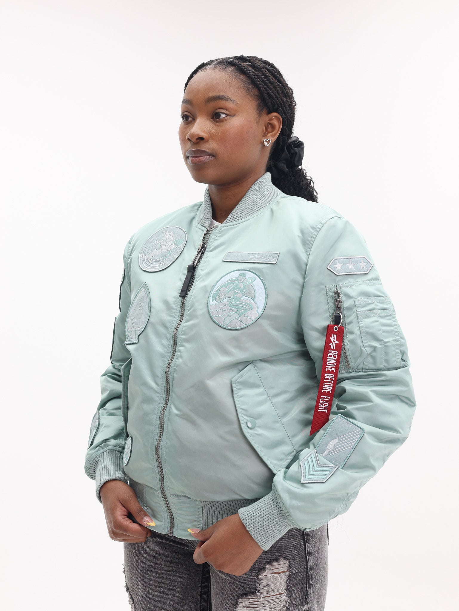 Alpha Jacket MA-1 Patch Dusty Green